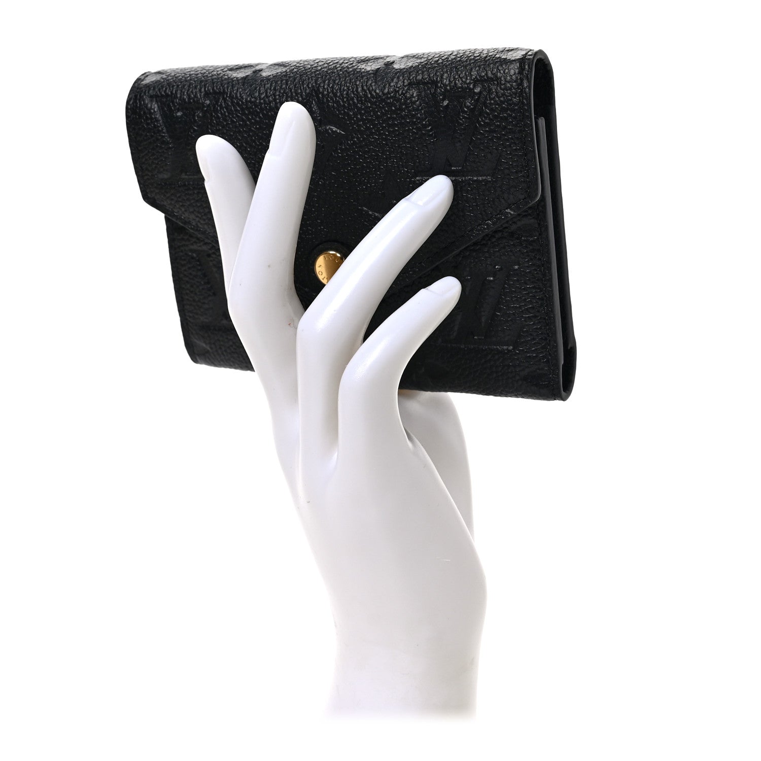 Louis Vuitton Empreinte Victorine Wallet Black 2 of 6