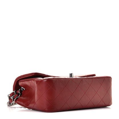 Chanel Lambskin Quilted Mini Rectangular Flap Red 4 of 8