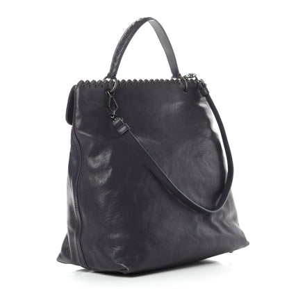 Bottega Veneta Intrecciato Large Plume Tote Ink 3 of 14