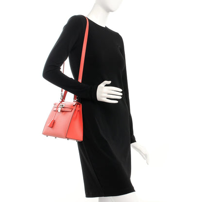 Hermes Epsom Kelly Sellier 25 Rose Jaipur 2 of 32