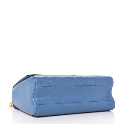 Louis Vuitton Epi Twist Shoulder Bag MM Blue Jean 4 of 9