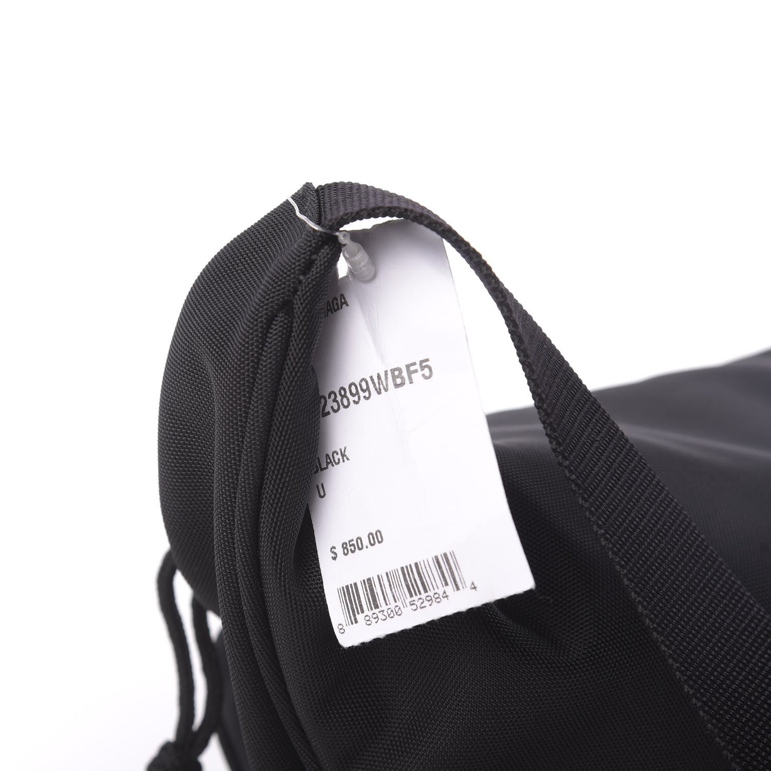 Balenciaga Nylon Logo Embroidered Explorer Beltpack Black 10 of 11