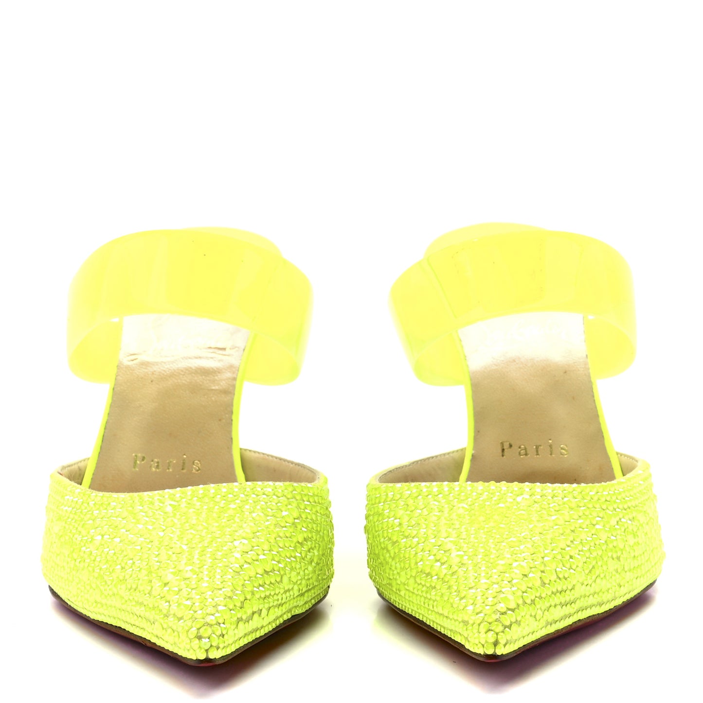 Suede PVC Fluo Matt Choc PVC Strass 80 Pumps 37 Sulfure