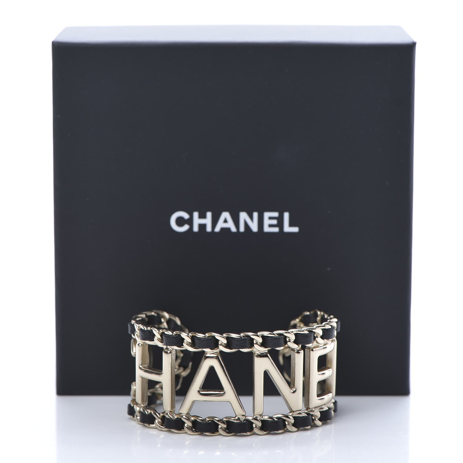 Chanel Lambskin Chain Vintage Allure Bracelet Gold 5 of 5