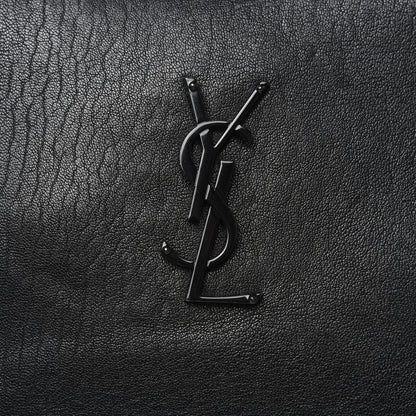 Saint Laurent Lambskin Monogram Small Lou Camera Bag Black 12 of 12