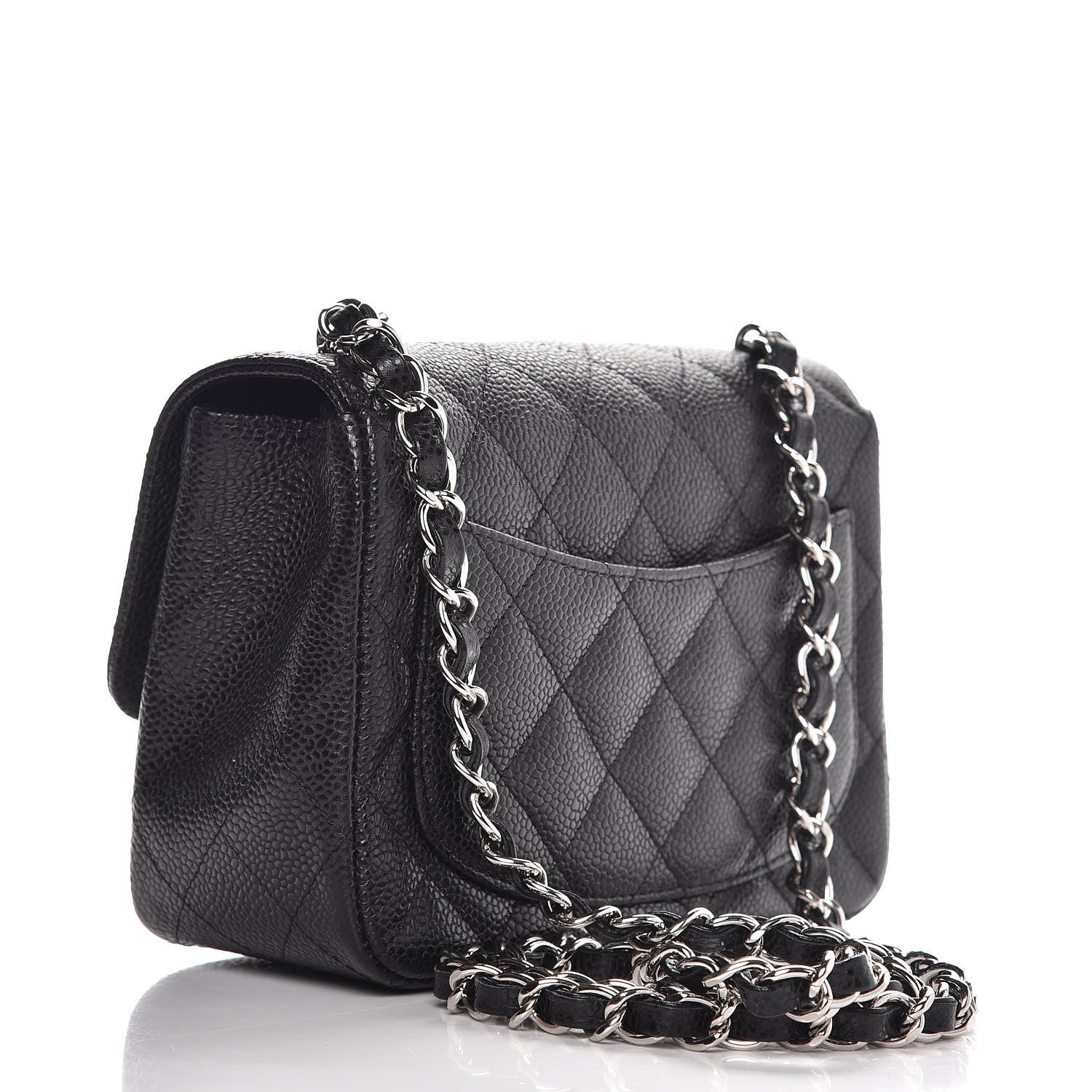 Chanel Caviar Quilted Mini Square Flap Black 3 of 8