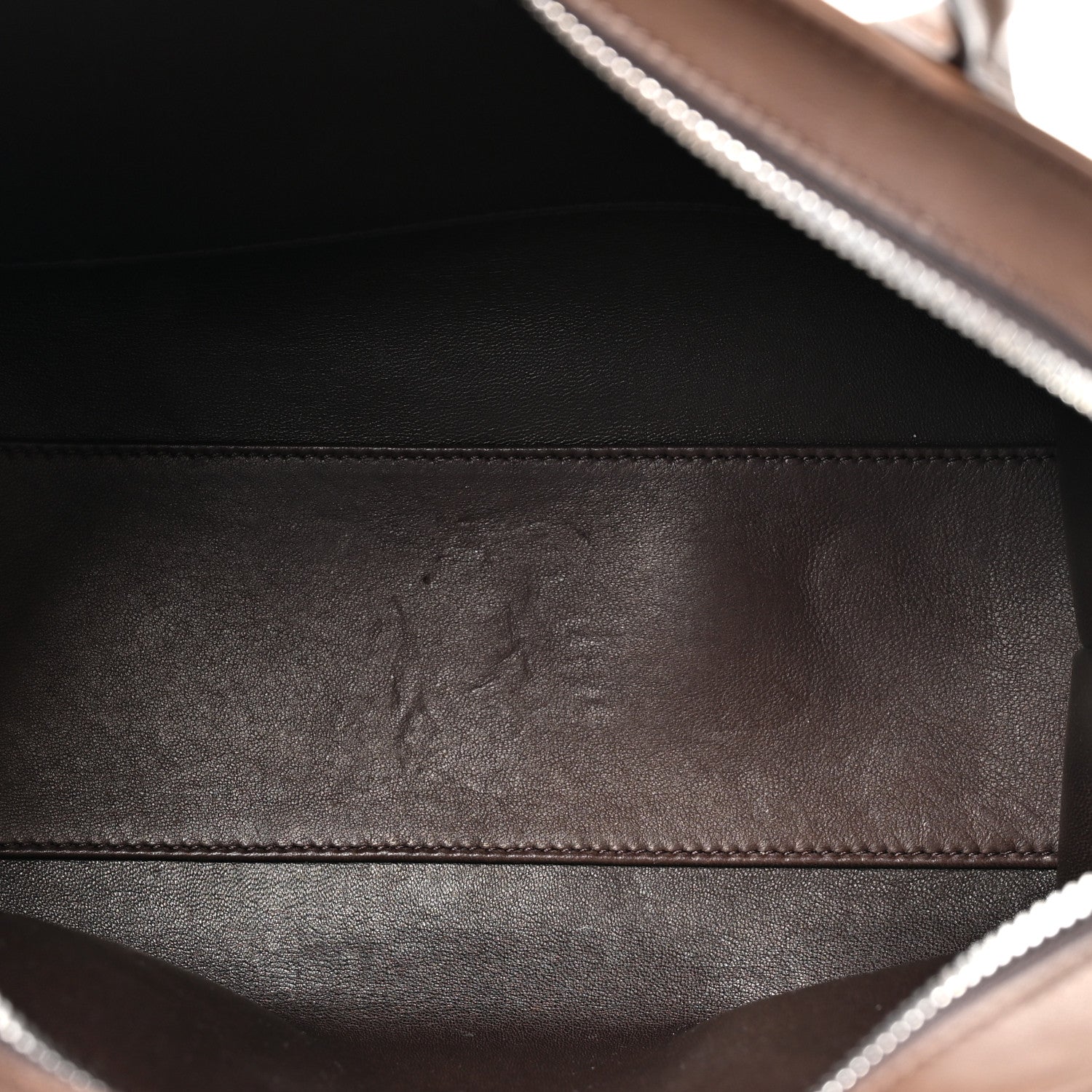 The Row Polished Saddle Calfskin Agnes Bag Deep Brown 5 of 9