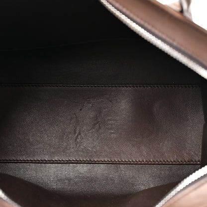 The Row Polished Saddle Calfskin Agnes Bag Deep Brown 5 of 9