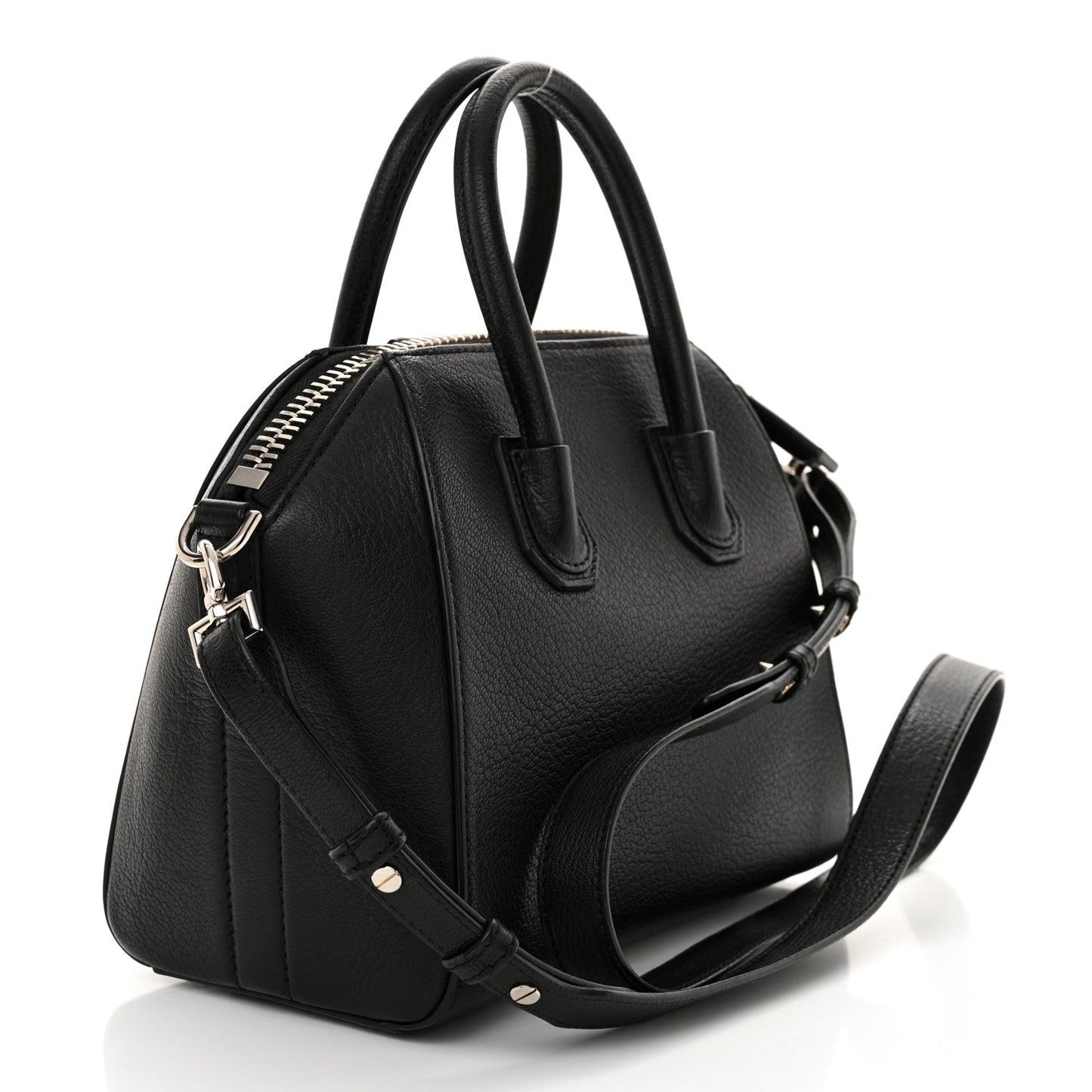 Sugar Goatskin Mini Antigona Black