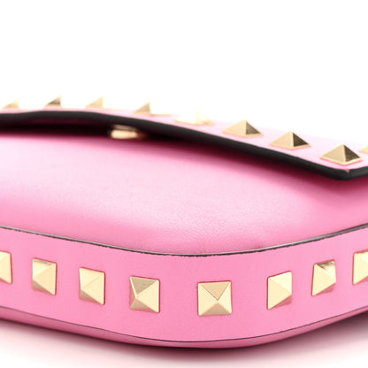 Valentino Garavani Vitello Rockstud Crossbody Pouch Dawn Pink 9 of 10