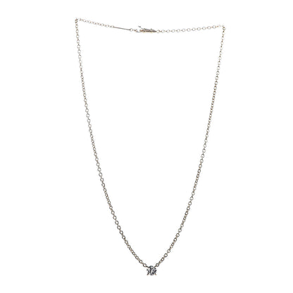 Cartier 18K Yellow Gold Diamond .68ct Solitaire 1895 Pendant Necklace 3 of 4