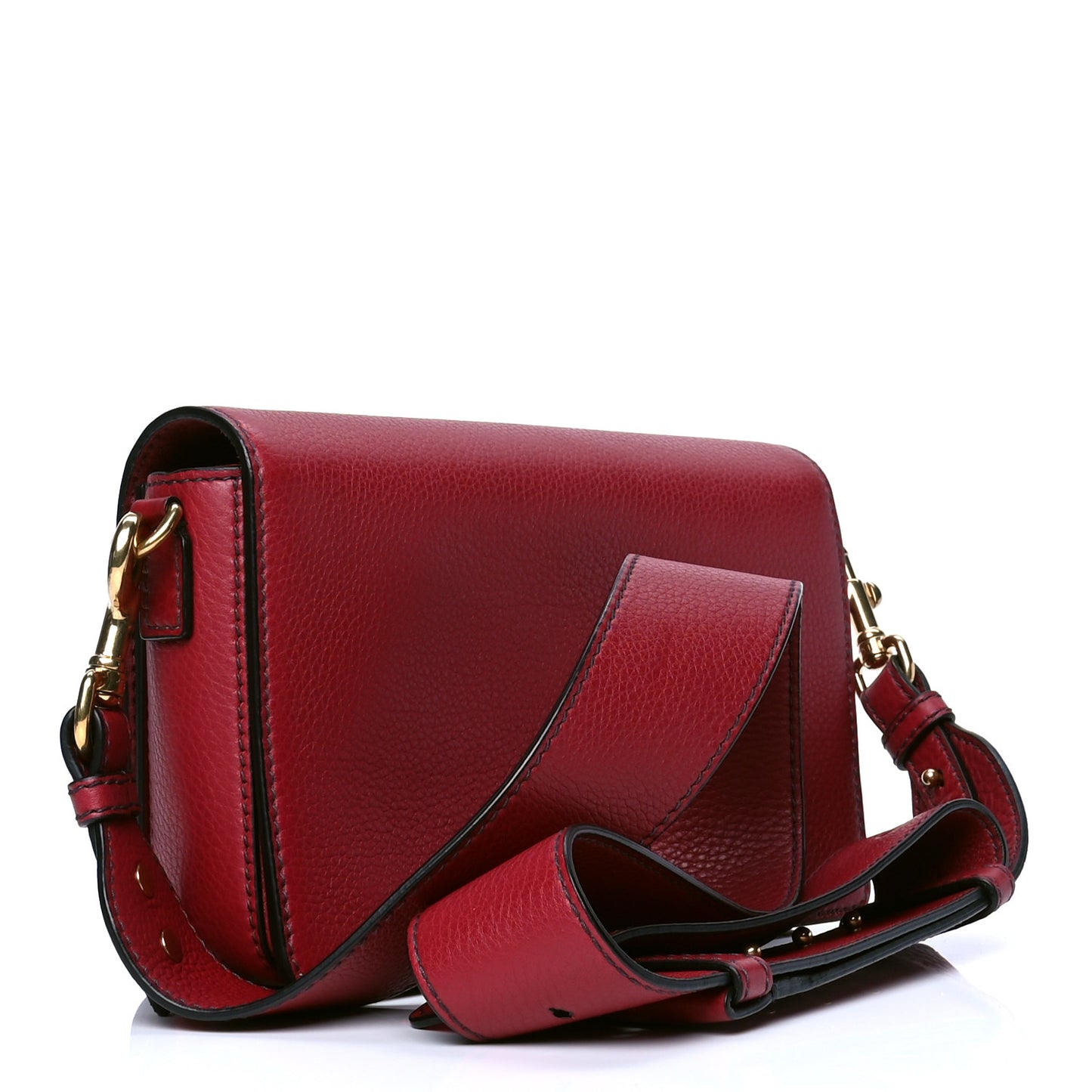 Calfskin Dio(r)evolution Flap Bag Red