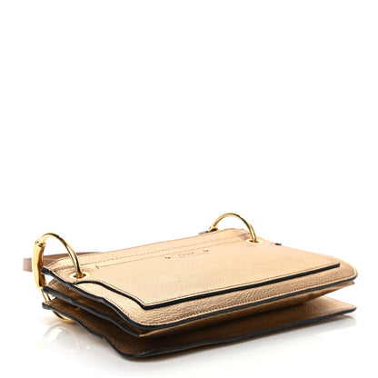 Chloe Metallic Calfskin Small Roy Bag Gold 4 of 10