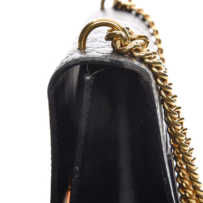 Gucci Guccissima Medium Padlock Shoulder Bag Black 14 of 20