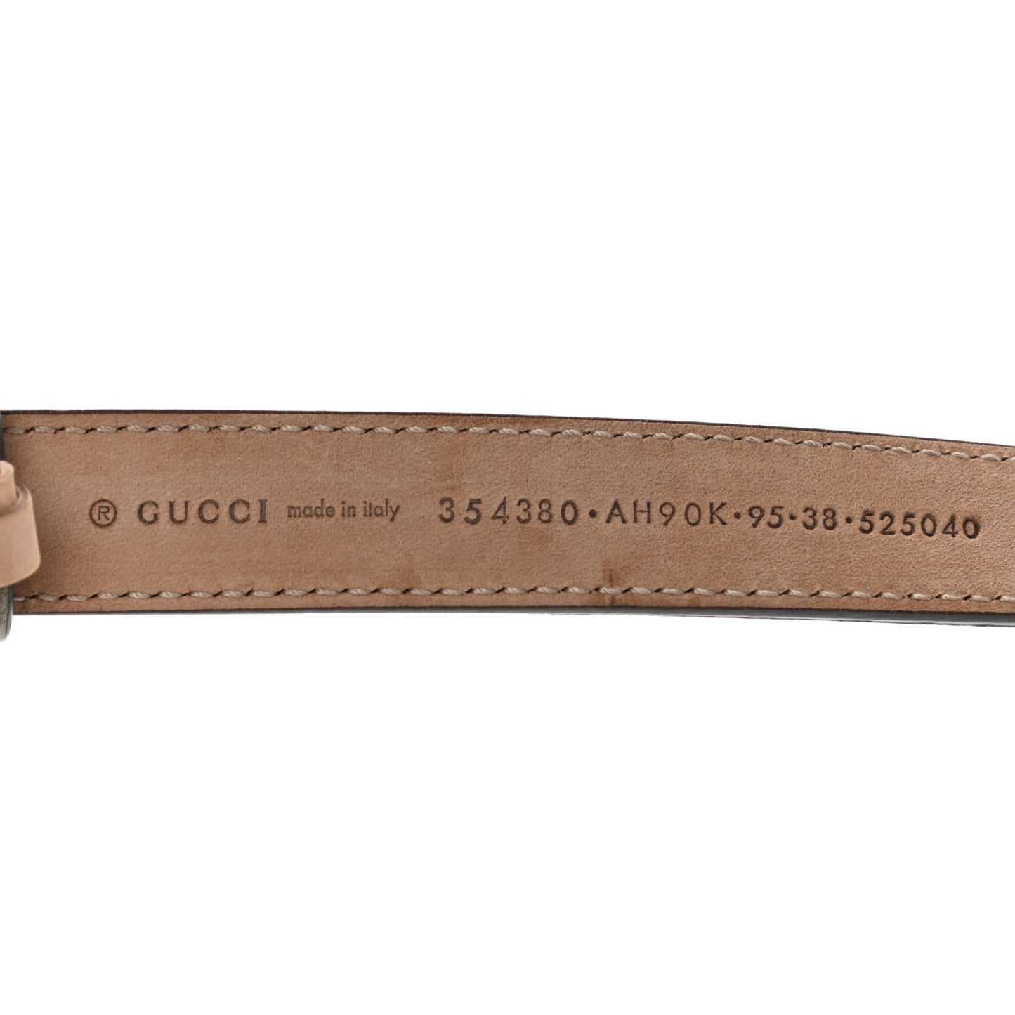 Calfskin Crystal Interlocking G Belt 95 38 Sasso
