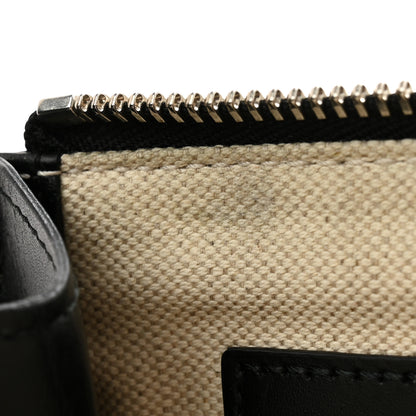 Gucci GG Supreme Monogram Kingsnake Zip Wristlet Pouch Beige Black 11 of 13