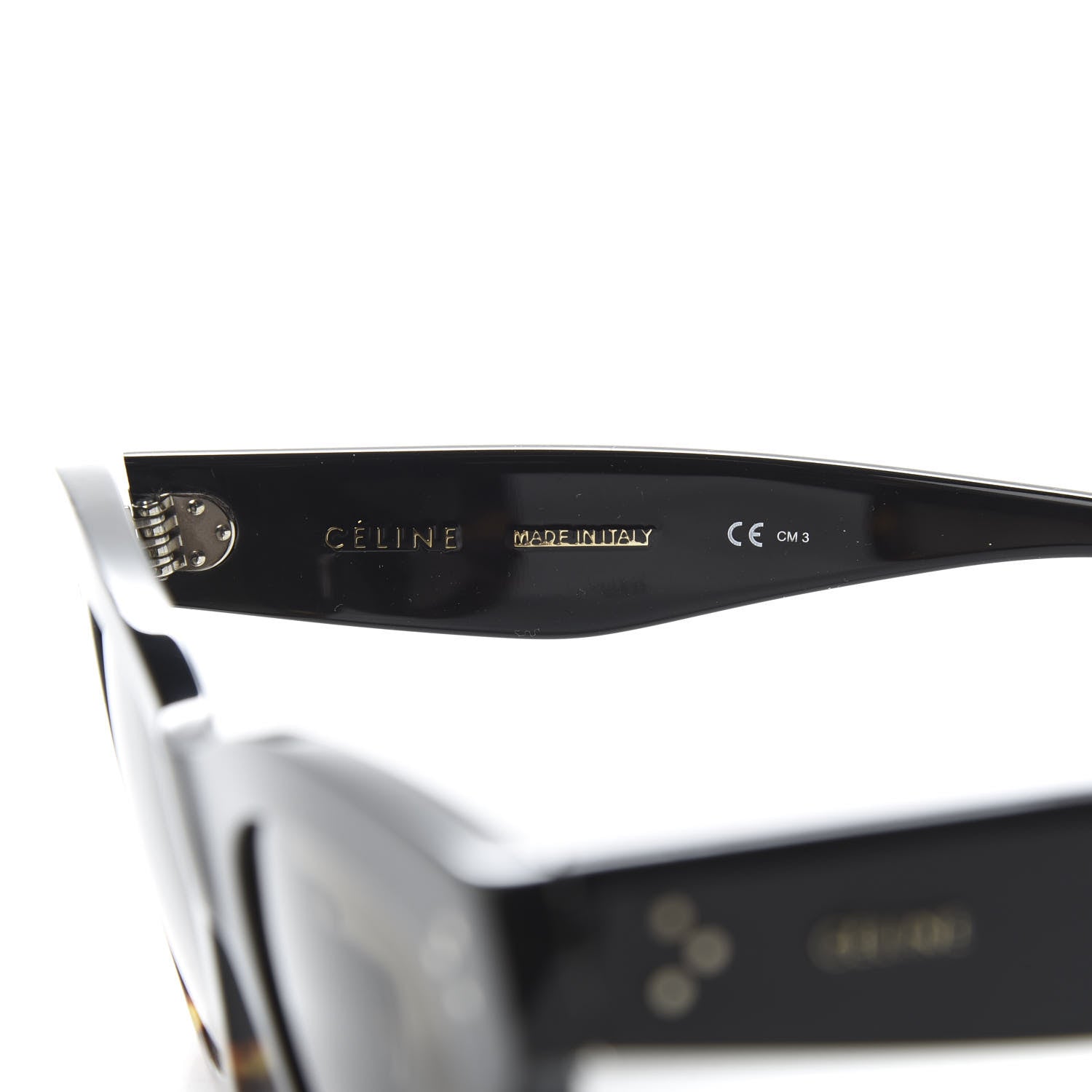 Celine Catherine Sunglasses CL 41098/F/S Black Havana 6 of 7