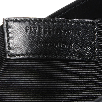 Saint Laurent Calfskin Crocodile Embossed Small Sac de Jour Black 7 of 7