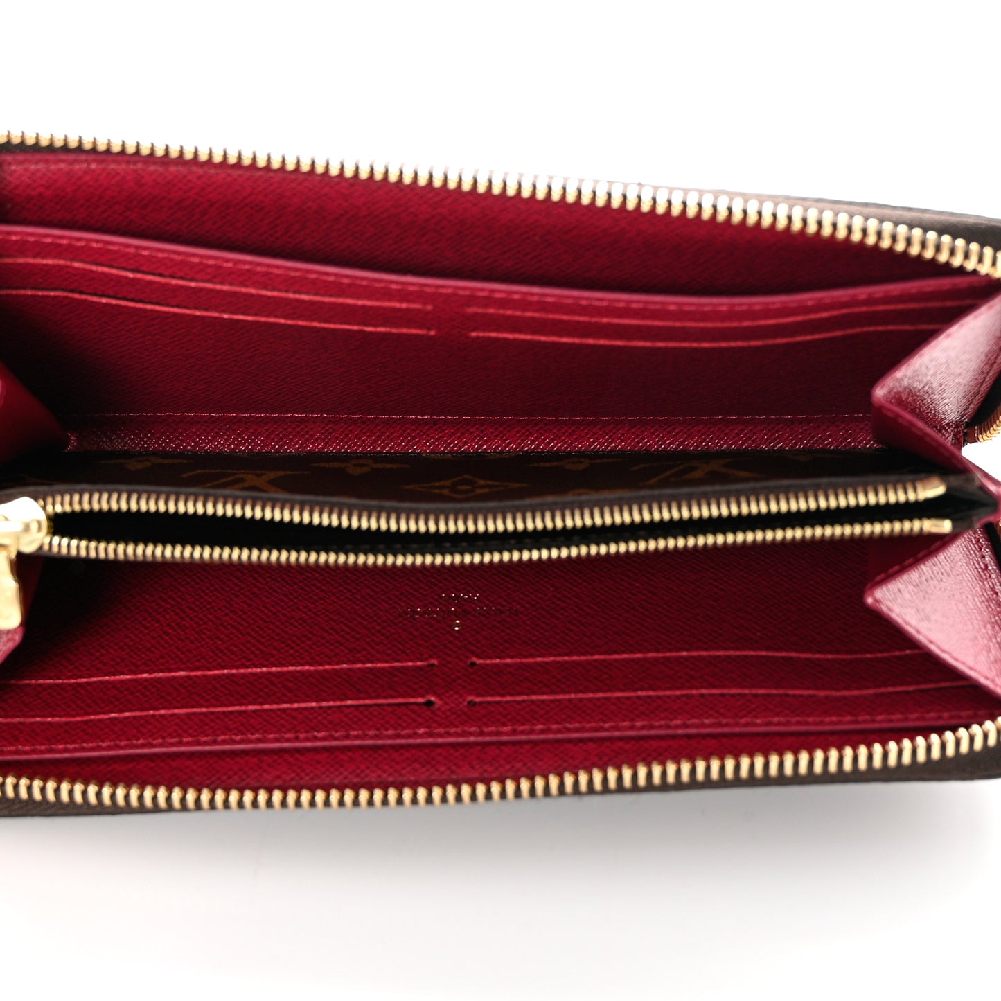 Monogram Clemence Wallet Fuchsia