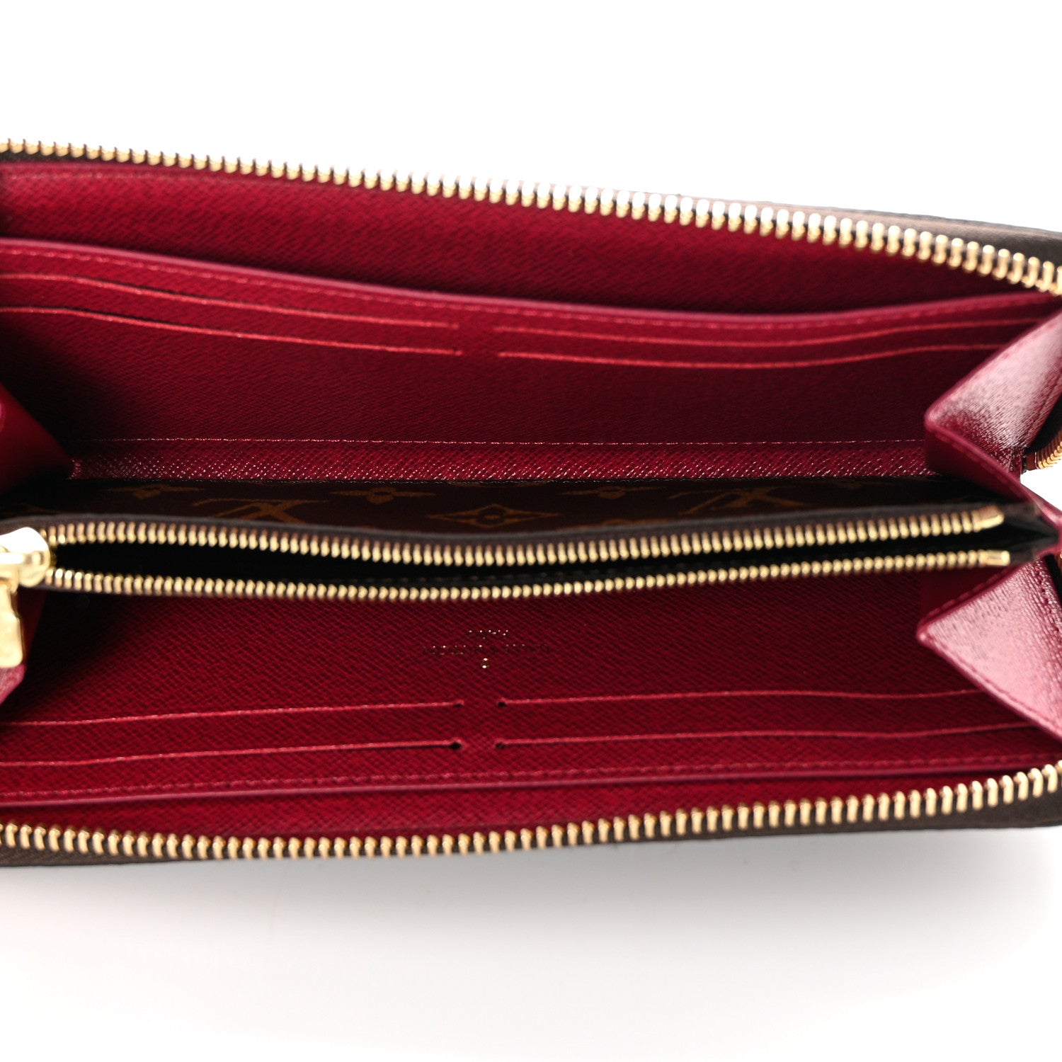 Louis Vuitton Monogram Clemence Wallet Fuchsia 5 of 8