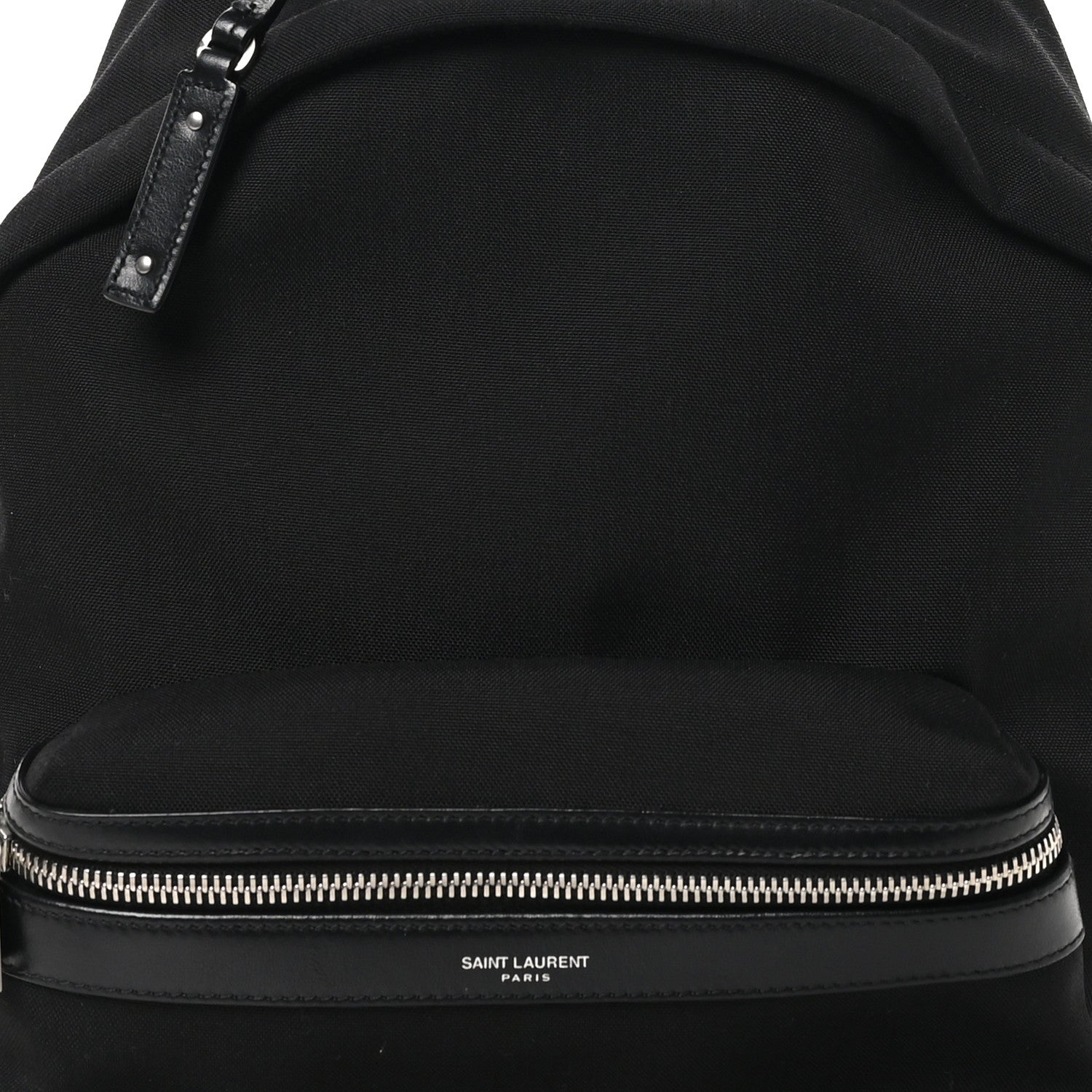 Saint Laurent Canvas City Backpack Black 7 of 9
