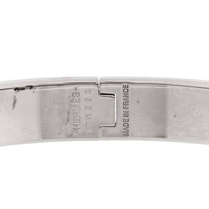 Hermes Matte Enamel Narrow Clic Glenan Bracelet T6 Etain 4 of 5