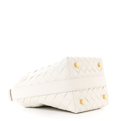 Bottega Veneta Calfskin Nappa Intrecciato Candy Wallace White 4 of 12