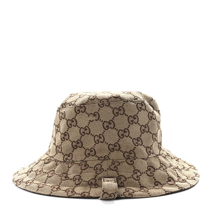 Gucci Canvas Monogram Reversible Bucket Hat Brown 4 of 14