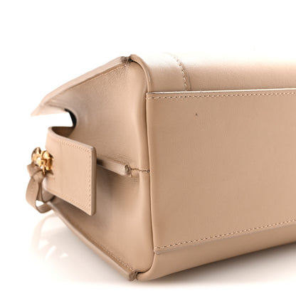 Saint Laurent Smooth Calfskin Small East Side Tote Taupe 8 of 9