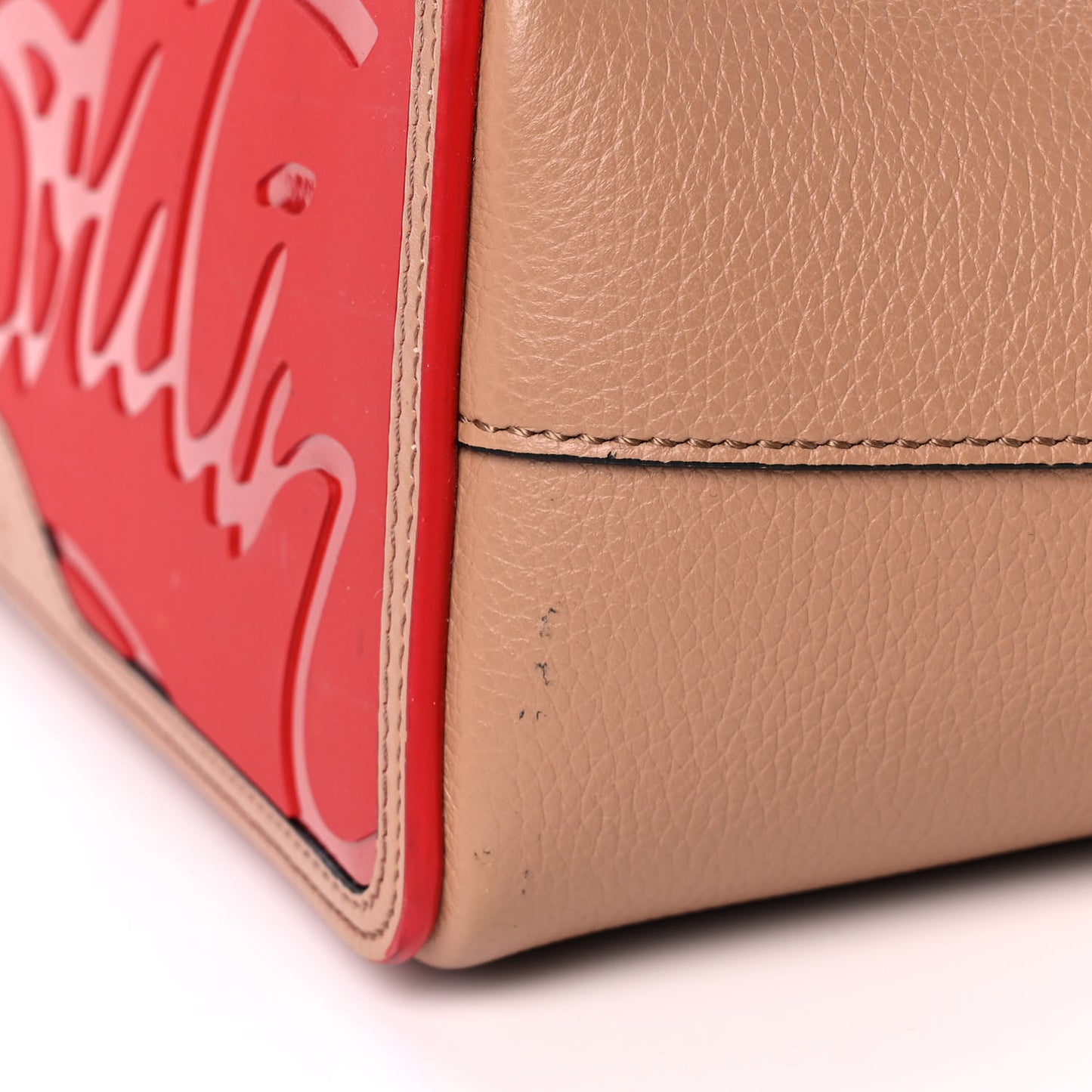 Calfskin Spikes East West Cabata Tote Nude