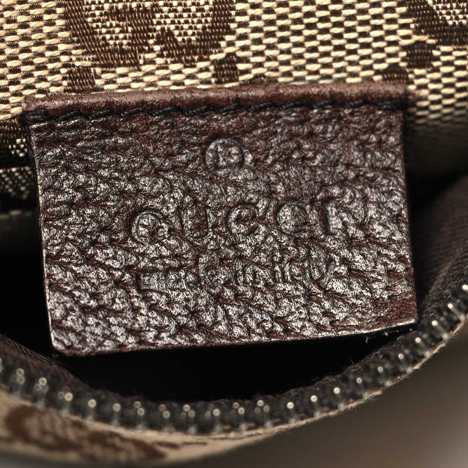 Gucci Monogram Web Belt Bag Dark Brown 6 of 11