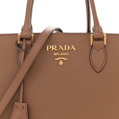 Prada Saffiano Soft Calfskin Large Tote Cannella 8 of 18