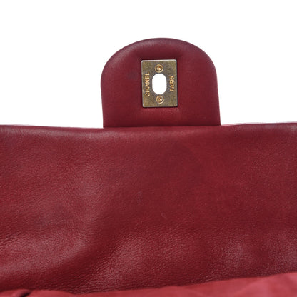 Chanel Iridescent Calfskin Large Chic Quilt Flap Red 8 of 14