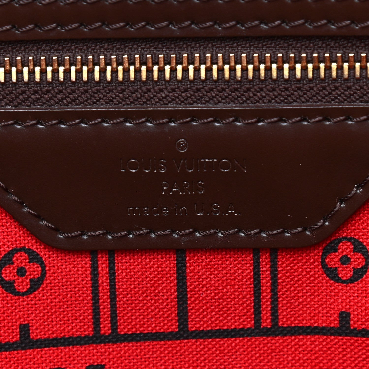 Louis Vuitton Damier Ebene Neverfull MM 8 of 9