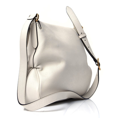 Gucci New Sakai Calfskin Lux Medium Dahlia Messenger Shoulder Bag Mystic White 2 of 4