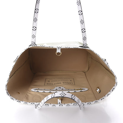 Louis Vuitton Monogram Giant Neverfull MM Kaki 5 of 10