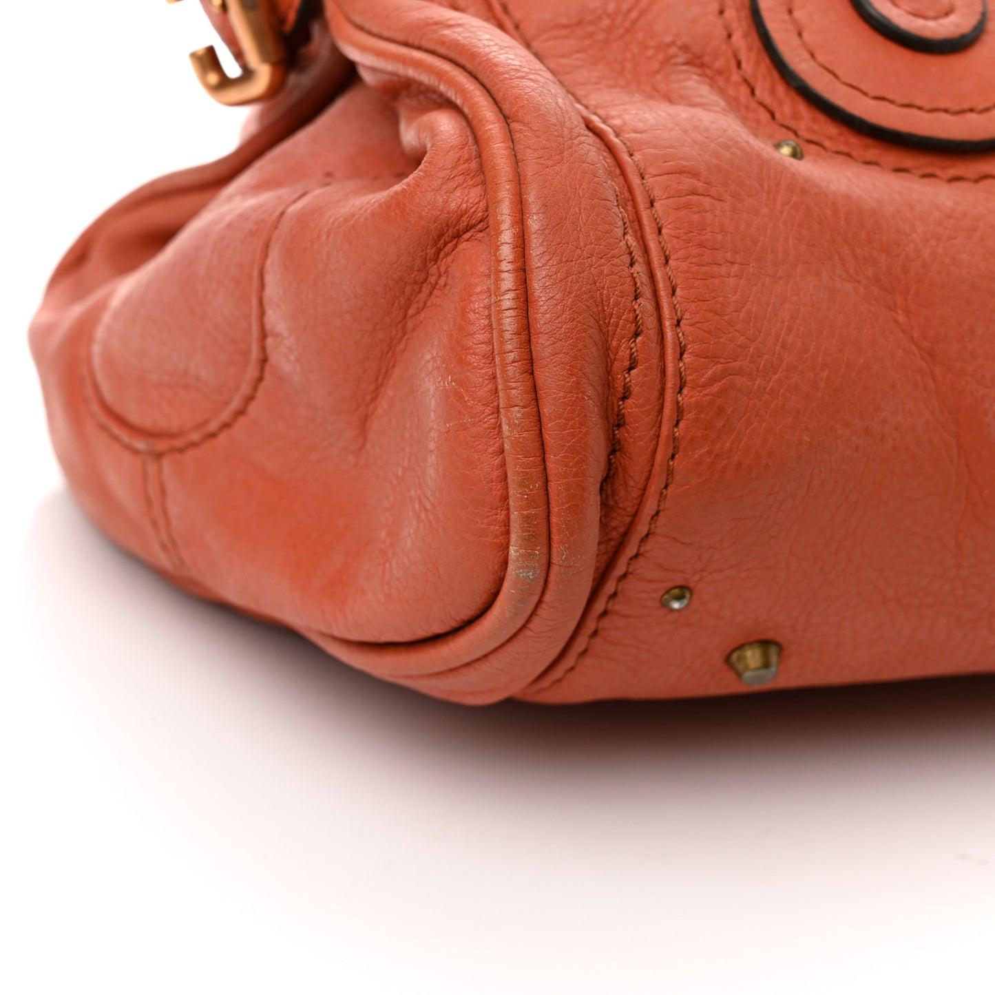 Calfskin Medium Paddington Satchel Whiskey