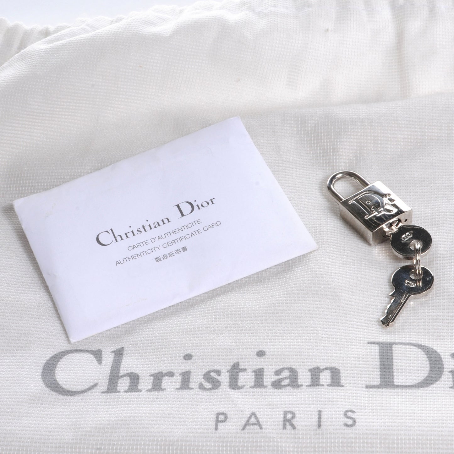 Lambskin Cannage Studded East West Lady Dior White