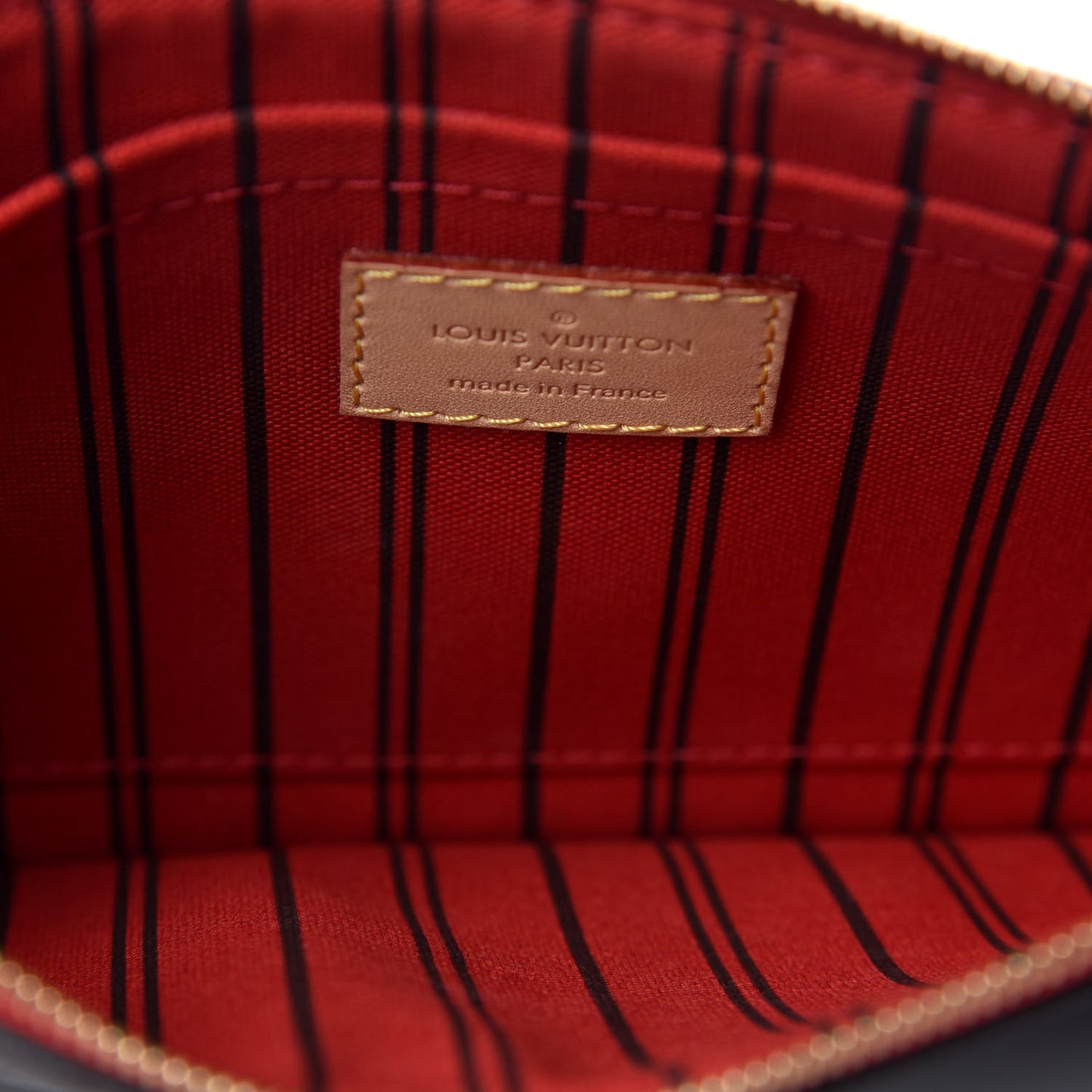 Monogram Neverfull MM GM Pochette Cherry
