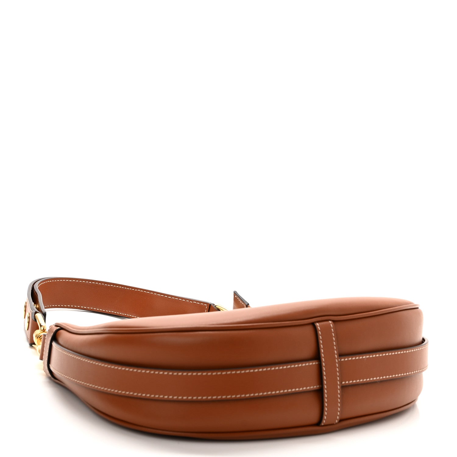 Celine Smooth Calfskin Medium Strap Ava Shoulder Bag Tan 4 of 9