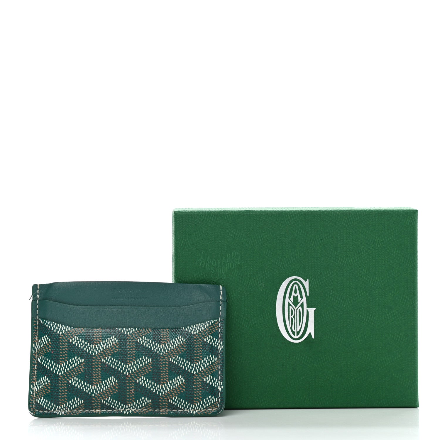 Goyard Goyardine Saint Sulpice Card Holder Green 8 of 8
