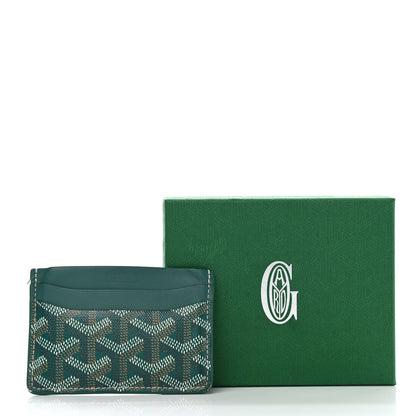 Goyard Goyardine Saint Sulpice Card Holder Green 8 of 8