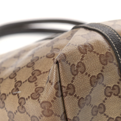 Gucci Crystal Monogram Medium Joy Tote Beige Ebony Testa di Moro 5 of 16