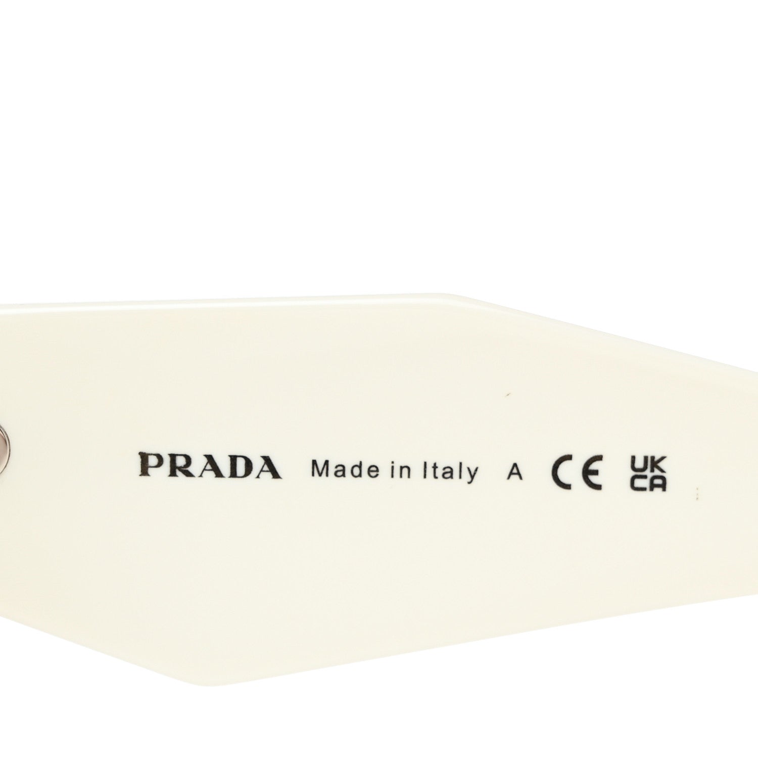 Prada Acetate Symbole Sunglasses SPR 17W White 6 of 8