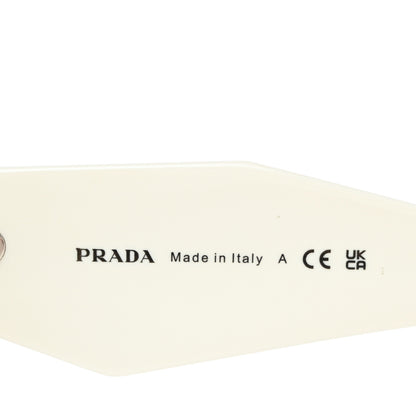 Prada Acetate Symbole Sunglasses SPR 17W White 6 of 8