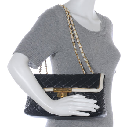 Chanel Lambskin Quilted Mademoiselle East West Flap 2 of 7