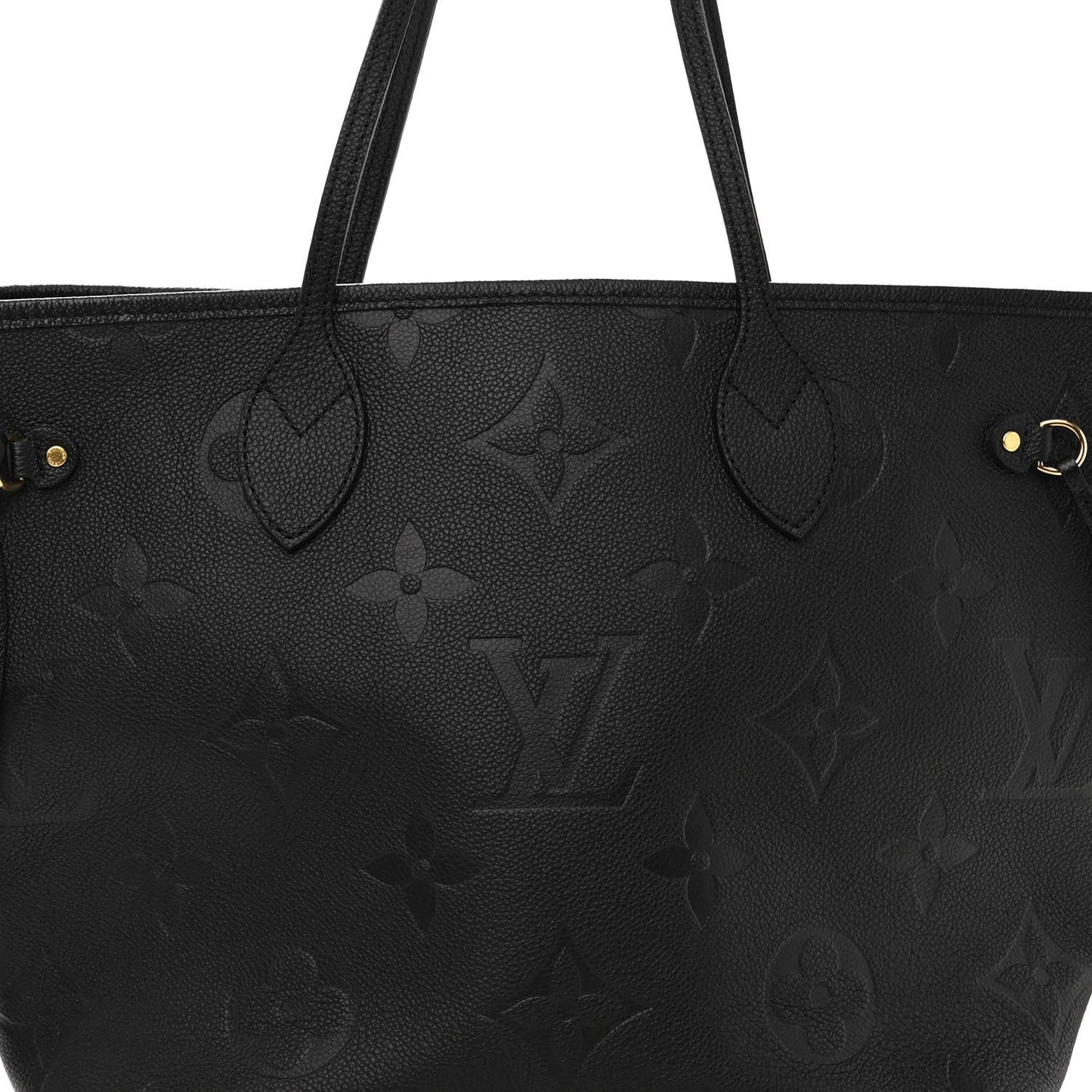 LOUIS VUITTON Empreinte Monogram Giant Neverfull MM Black