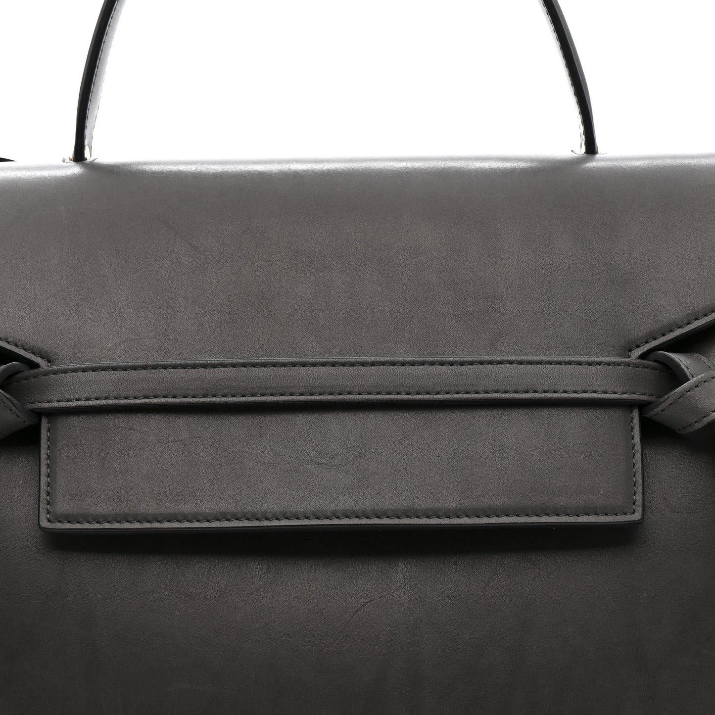 Smooth Calfskin Mini Belt Bag Grey