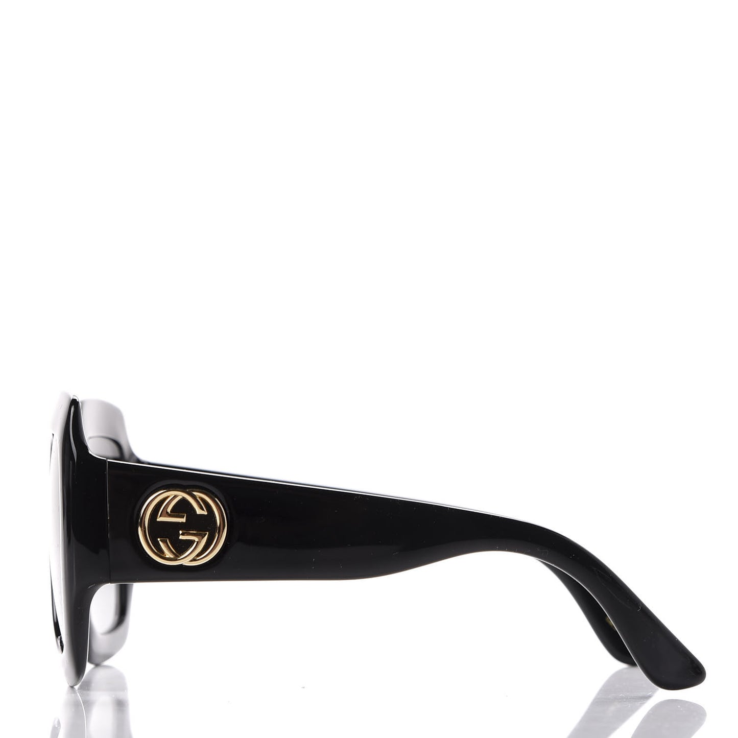 Acetate Square Frame Sunglasses GG0053S Black
