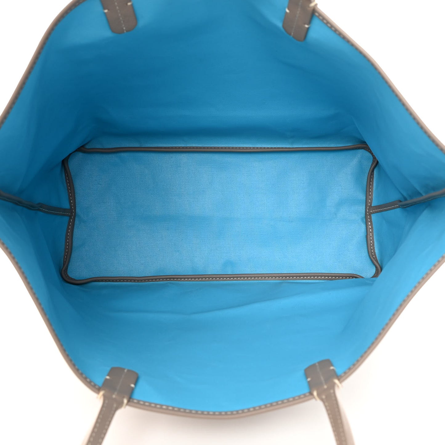 Goyardine Saint Louis Claire Voie PM Grege Turquoise